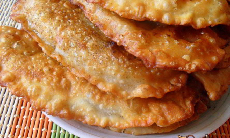 Рецепт чебуреков из заварного теста