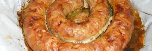 домашняя колбаса с французской горчицей и луком