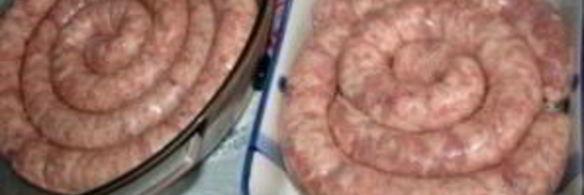 домашняя колбаса в кишках