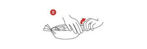 фаршированные помидоры и спаржа на слоеном тесте