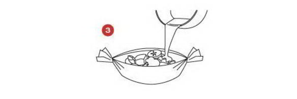 фаршированные помидоры и спаржа на слоеном тесте