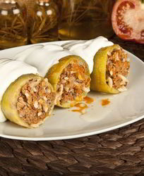 Фаршированные цуккини в томатном соусе