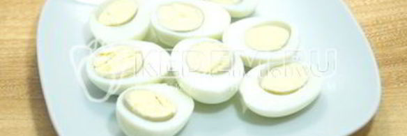 фаршированные яйца дед мороз