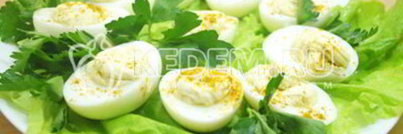 фаршированные яйца карри