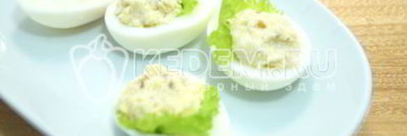 фаршированные яйца на праздничный стол