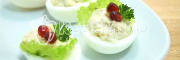 фаршированные яйца на праздничный стол