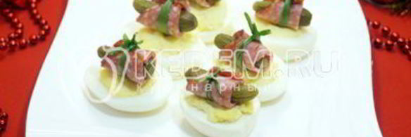 фаршированные яйца зимняя закуска