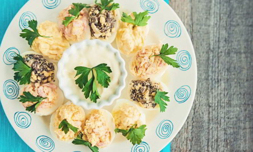 Рецепт фаршированных яиц