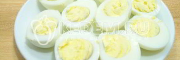 яйца фаршированные печенью