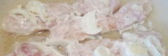 грудка, маринованная в кефире