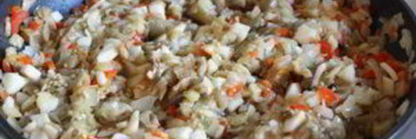 баклажанная икра с яблоками