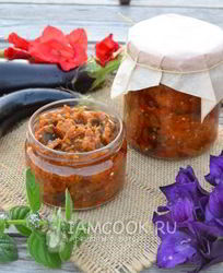 Баклажанная икра в мультиварке