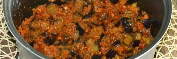 баклажанная икра в мультиварке