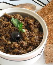 Грибная икра из сушеных грибов