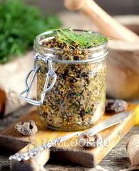 Грибная икра из сушеных и свежих грибов