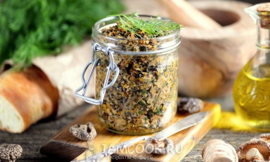 Рецепт грибной икры из сушеных и свежих грибов