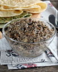 Грибная икра из замороженных грибов