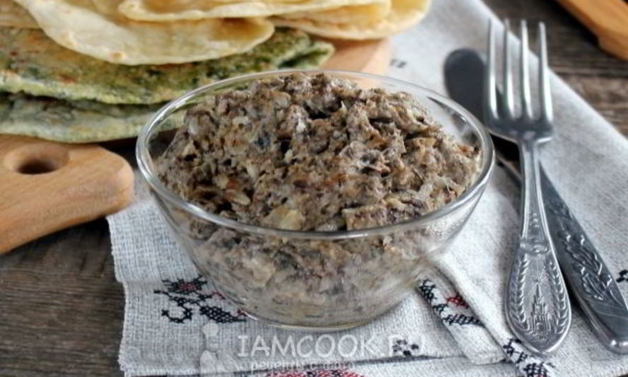 Рецепт грибной икры из замороженных грибов