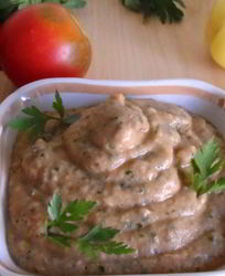 Икра из баклажанов с болгарским перцем и чесноком