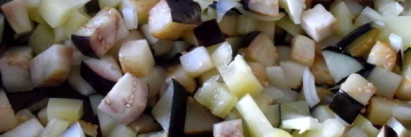 икра из баклажанов с болгарским перцем и чесноком