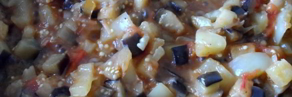 икра из баклажанов с болгарским перцем и чесноком