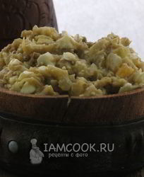 Икра из печеных баклажанов