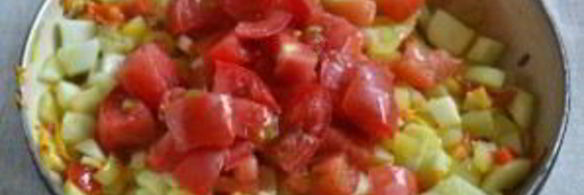 икра кабачковая с перцем и помидорами