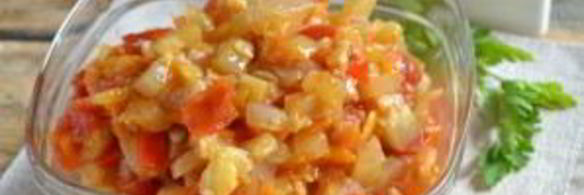 икра кабачковая с перцем и помидорами