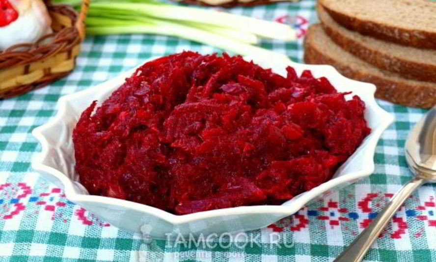 Рецепт икры свекольной