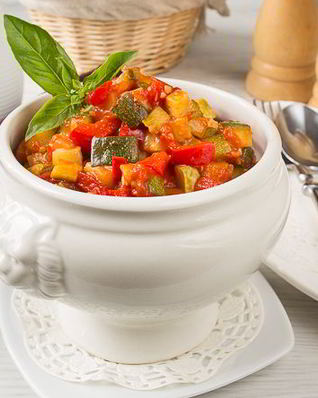 Кабачковая икра кусочками