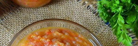 кабачковая икра с перцем