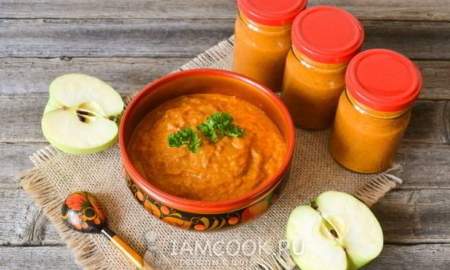 Рецепт кабачковой икры с яблоками на зиму