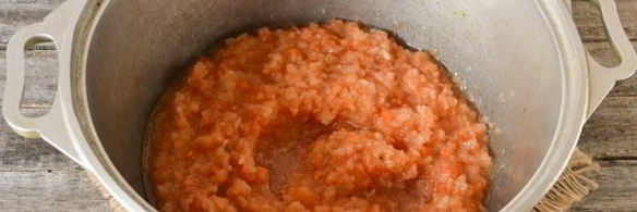 кабачковая икра с яблоками на зиму