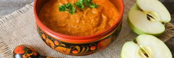 кабачковая икра с яблоками на зиму