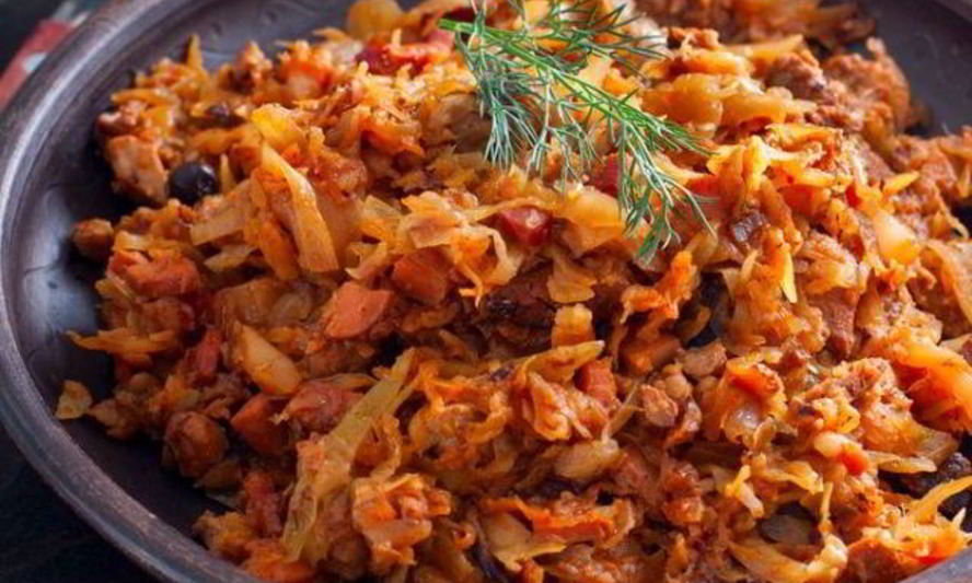 Рецепт овощной икры с капустой