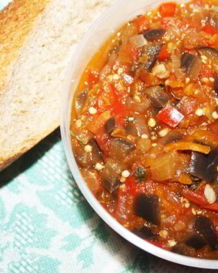 Овощная икра в мультиварке