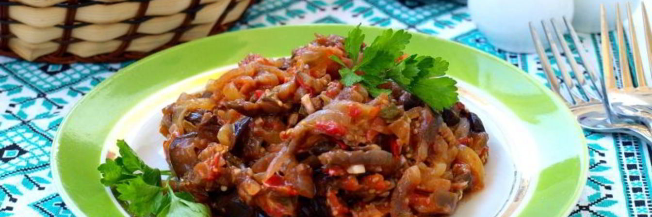 Жареная икра из баклажанов