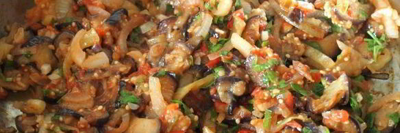 жареная икра из баклажанов