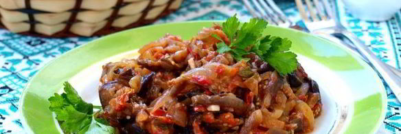 жареная икра из баклажанов