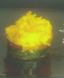 Кабачково-помидорная закуска с сыром