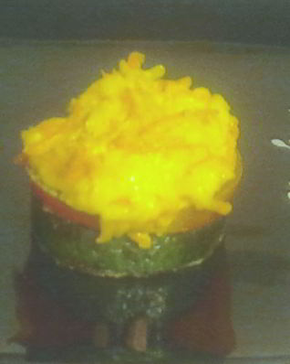 Кабачково-помидорная закуска с сыром