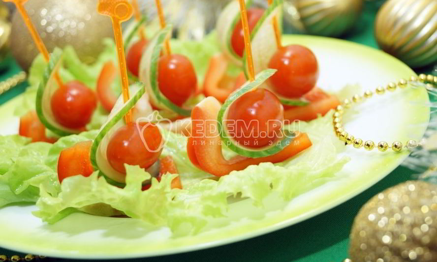 Рецепт канапе на праздничный стол кораблики