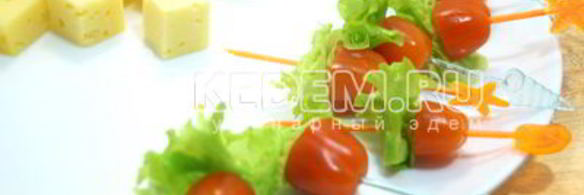 канапе рождественский венок