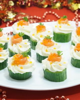 Новогоднее канапе