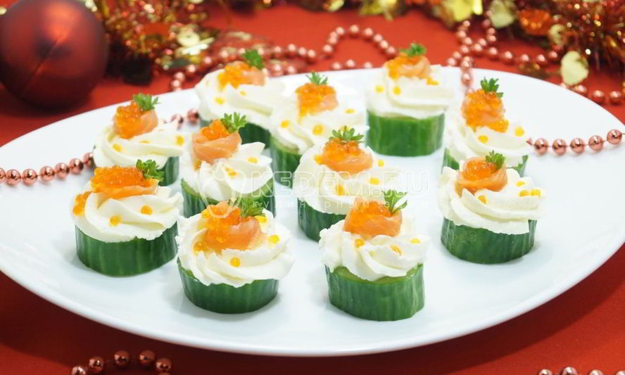 Рецепт новогоднего канапе