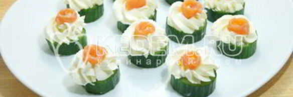 новогоднее канапе