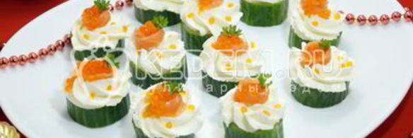 новогоднее канапе