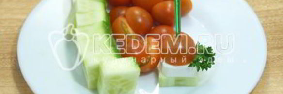 овощное канапе с сыром фета