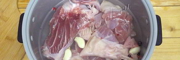 холодец в мультиварке