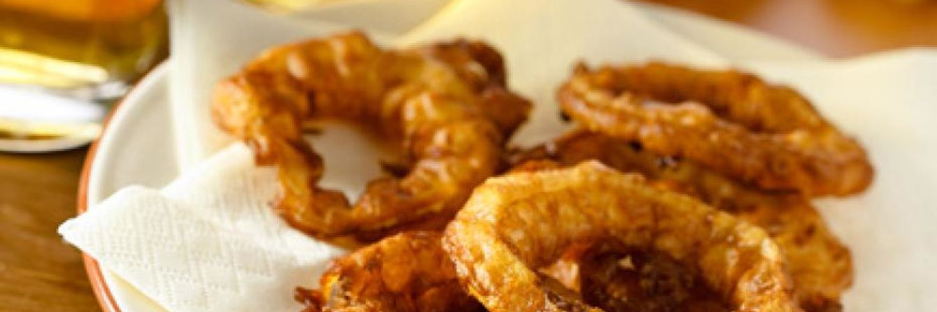 Луковые кольца в кляре